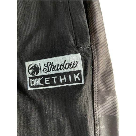 Ethik x Shadow Snowbird Joggers Men’s Black Reflective Multiple Logos Large $82 - Picture 4 of 12